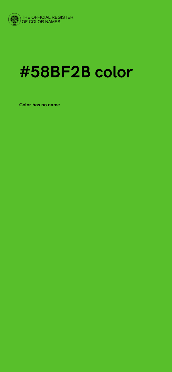 #58BF2B color image