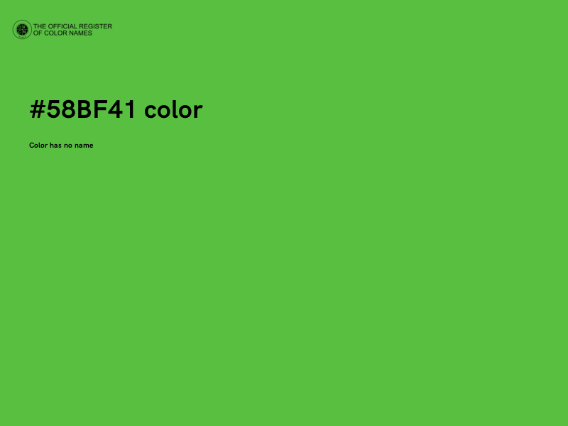 #58BF41 color image
