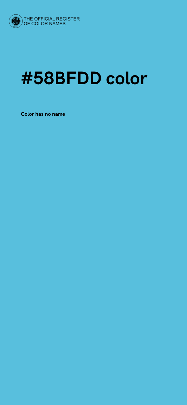 #58BFDD color image
