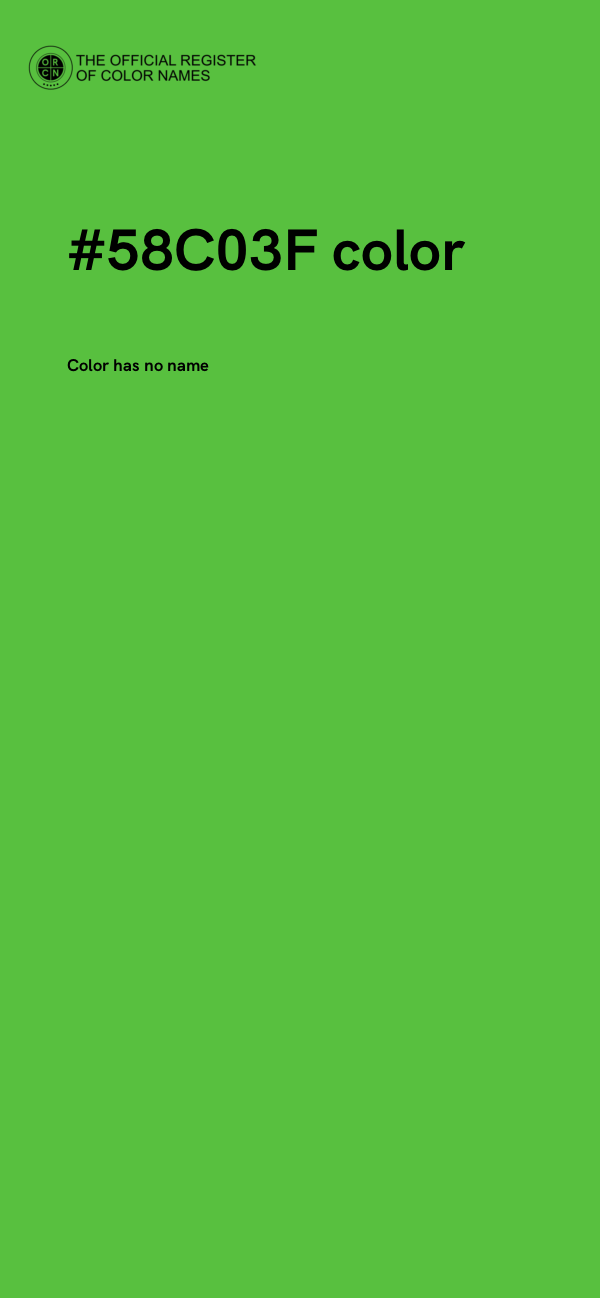 #58C03F color image