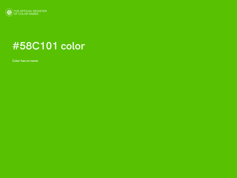 #58C101 color image