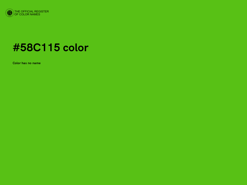 #58C115 color image