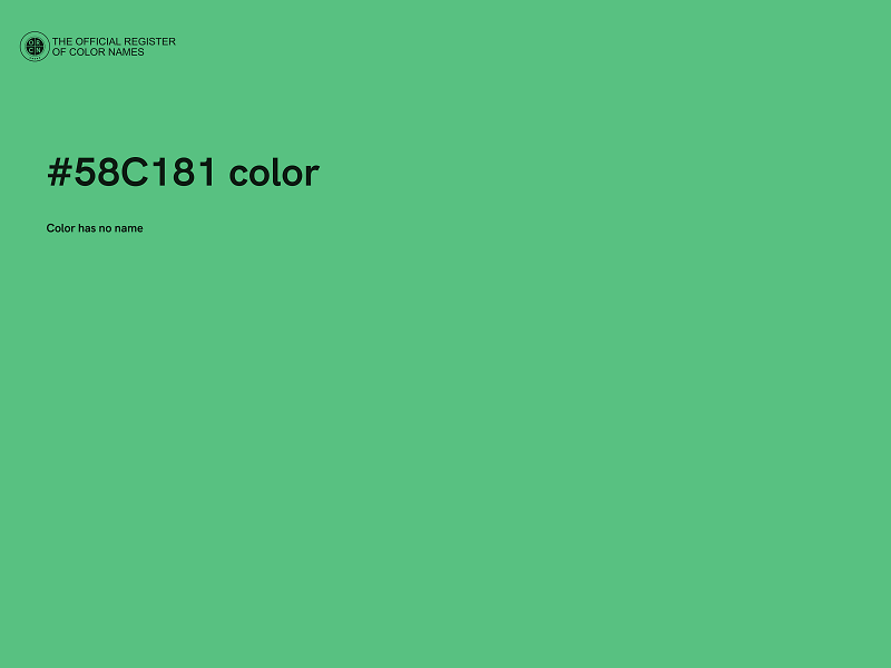 #58C181 color image