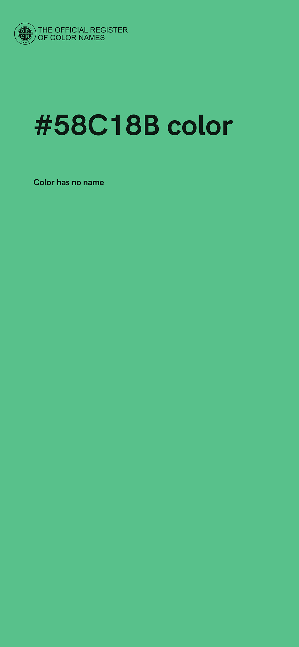 #58C18B color image
