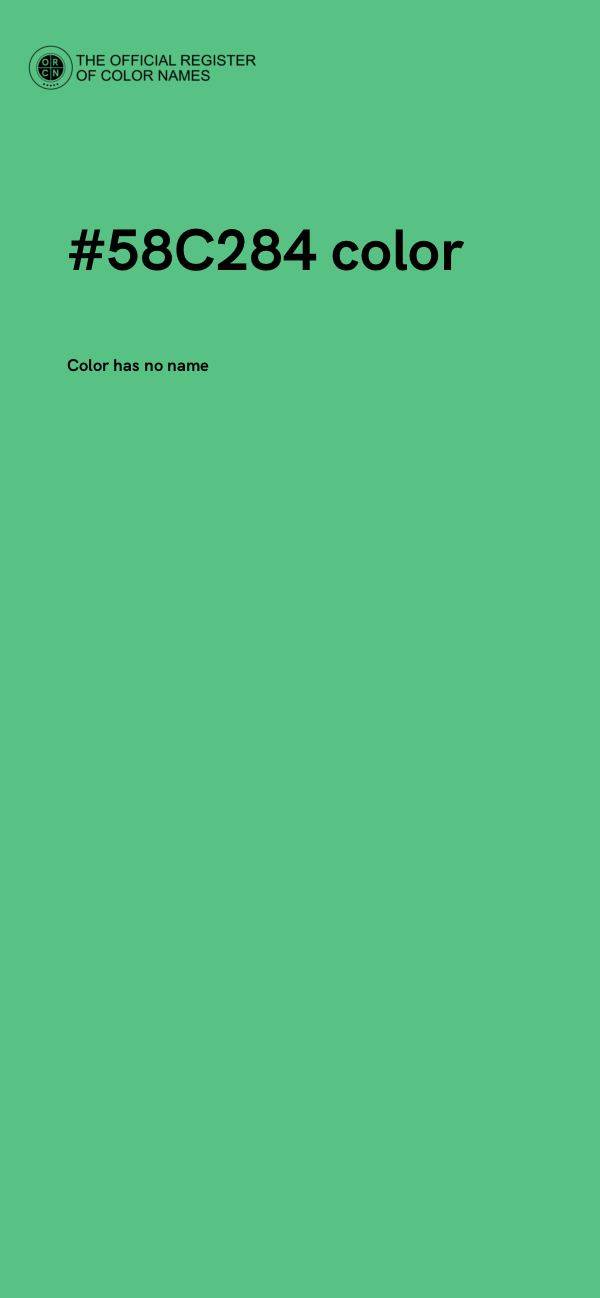 #58C284 color image