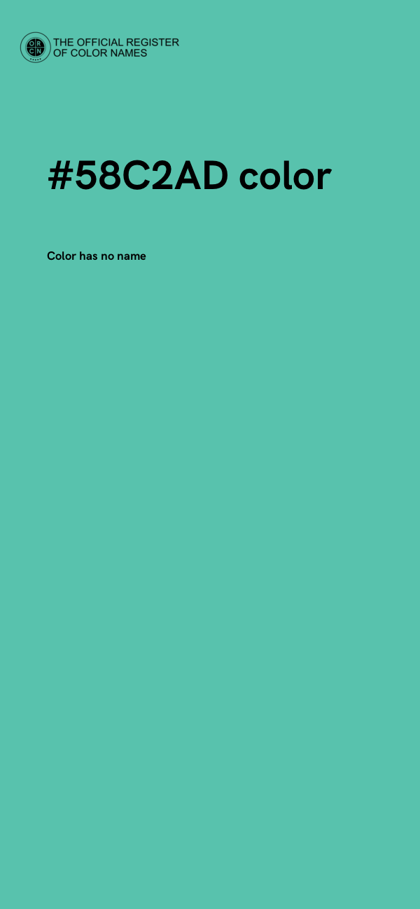 #58C2AD color image