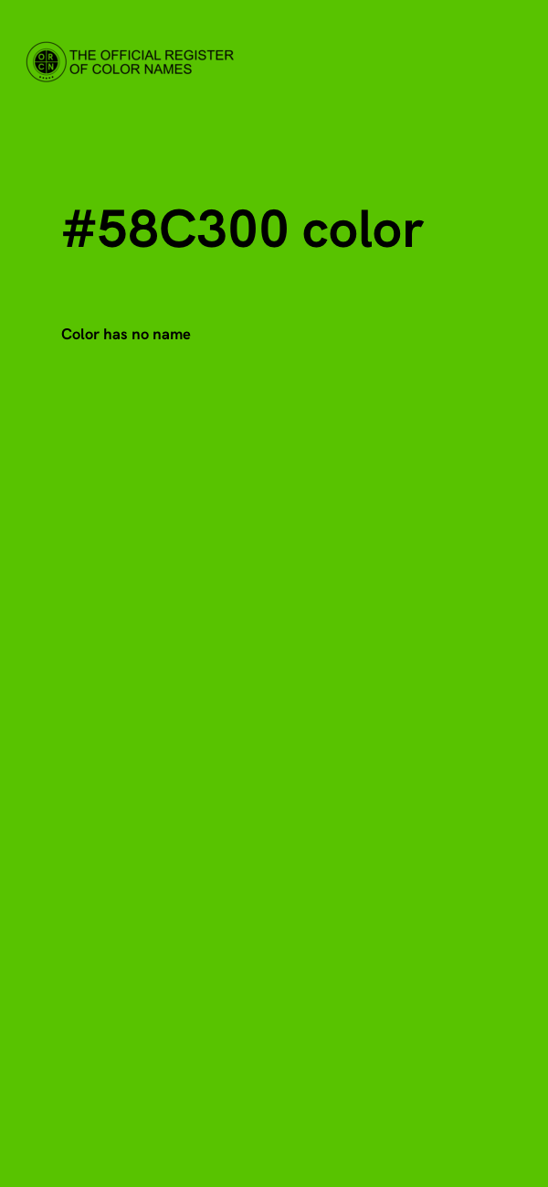 #58C300 color image