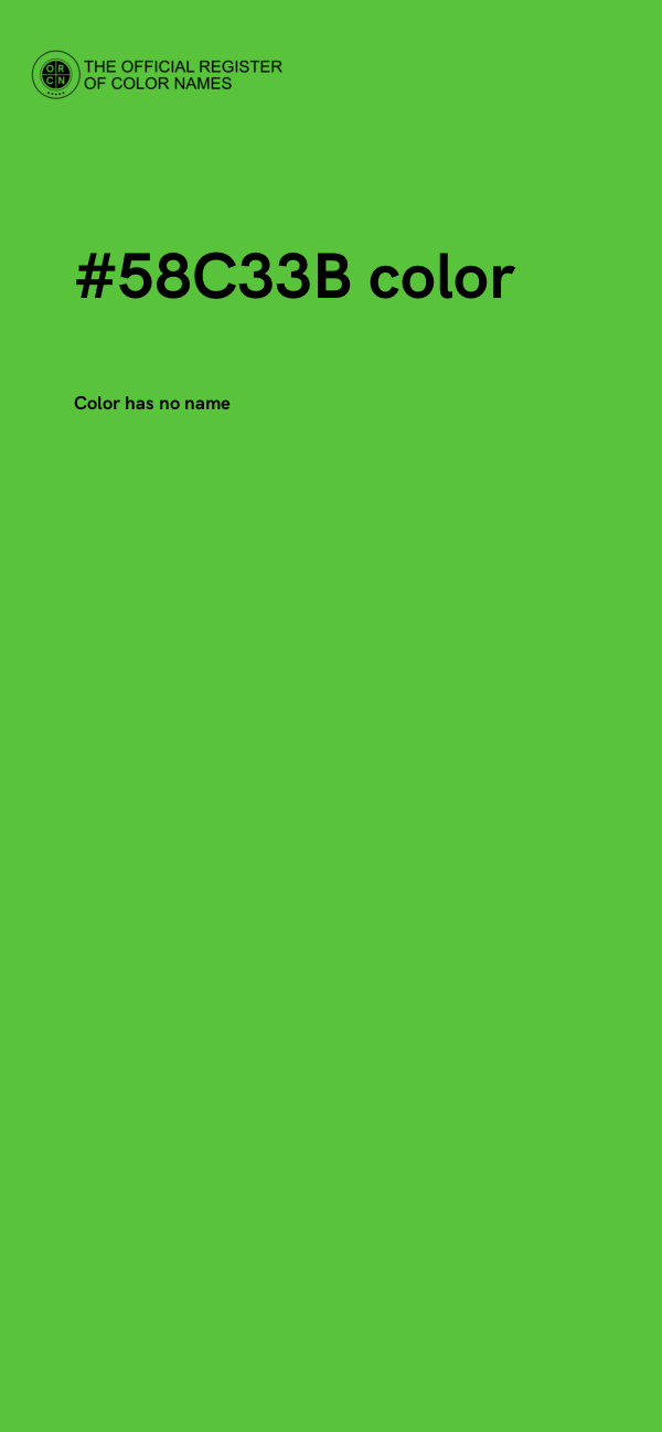 #58C33B color image