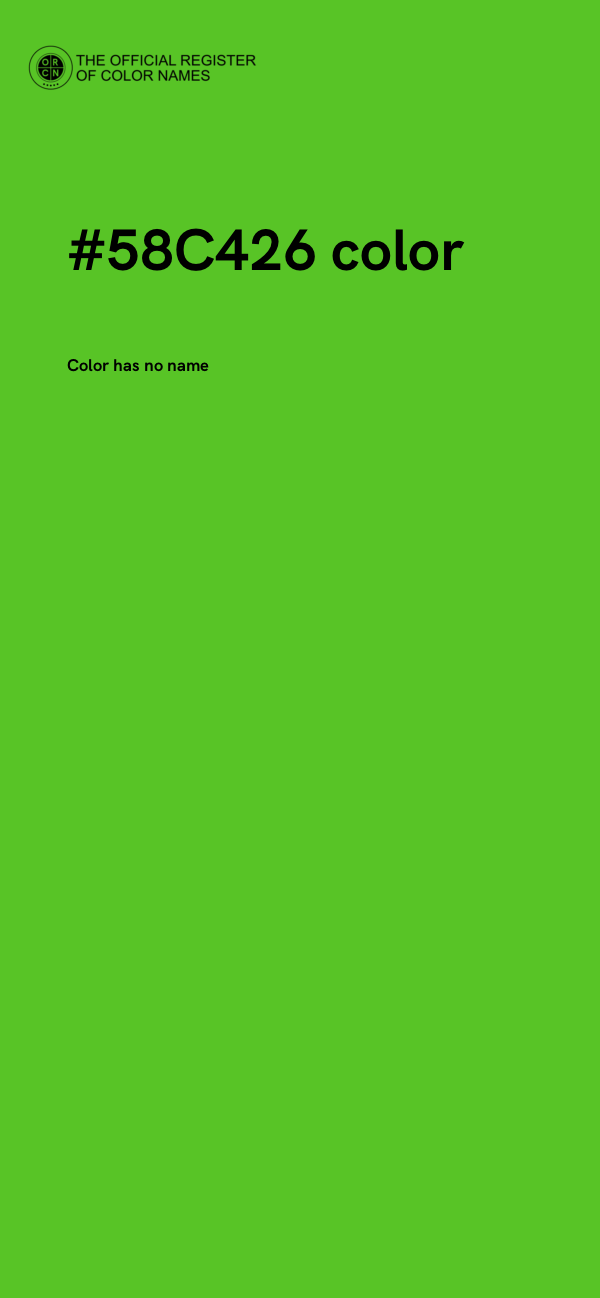 #58C426 color image