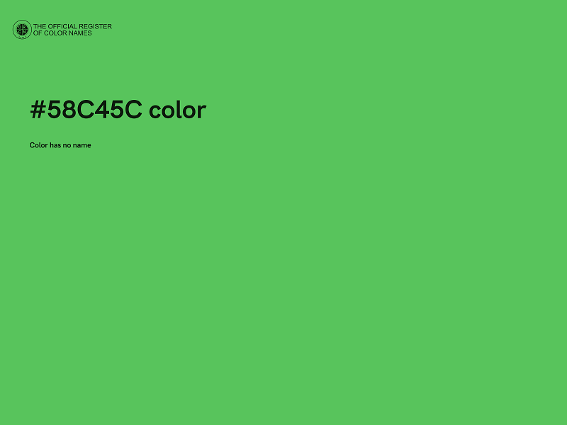 #58C45C color image