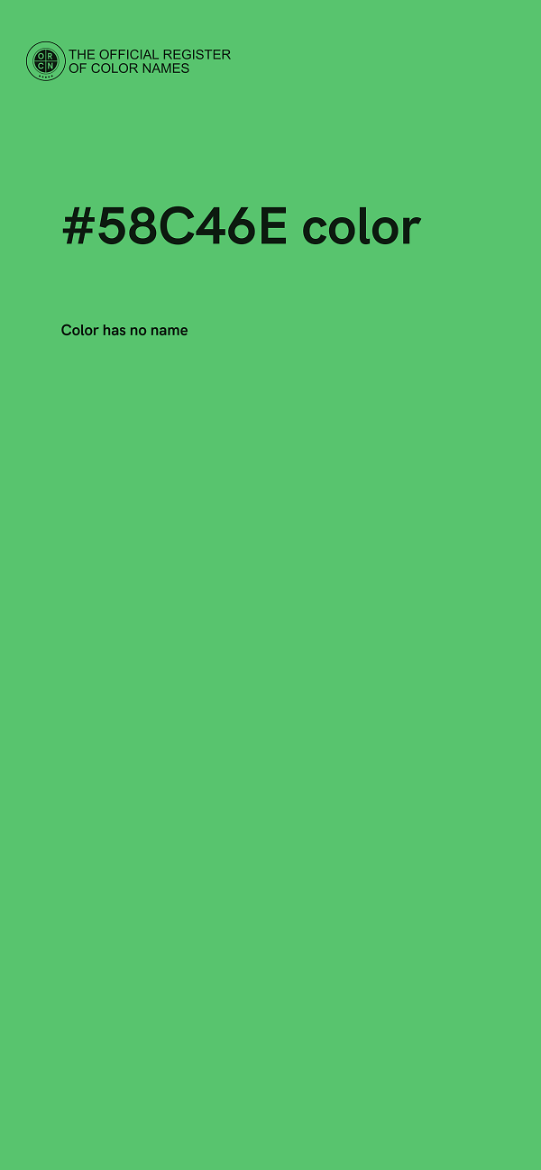 #58C46E color image