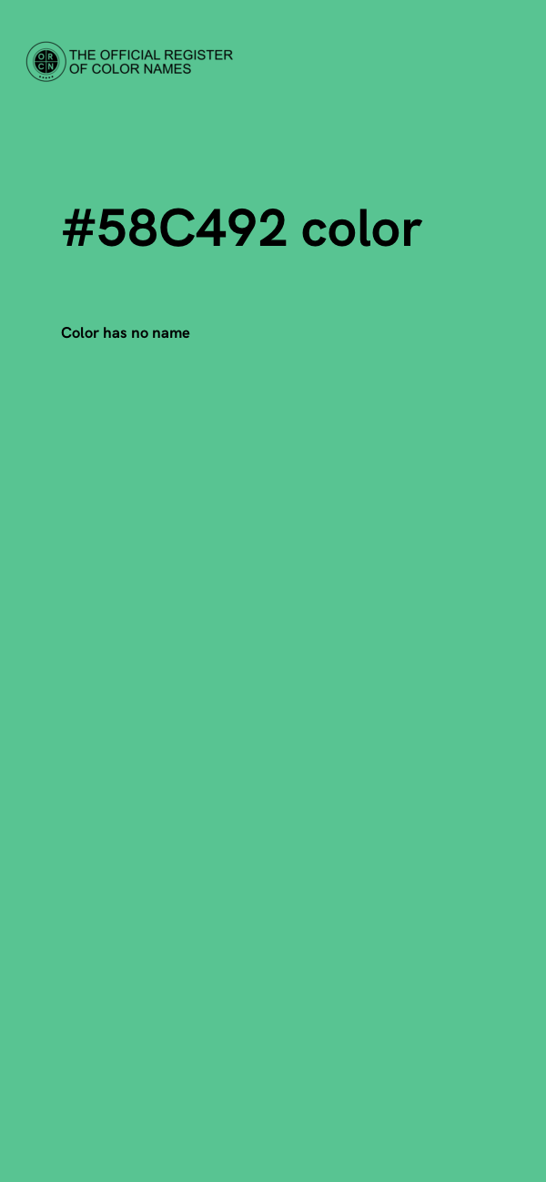 #58C492 color image
