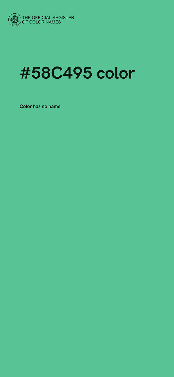 #58C495 color image