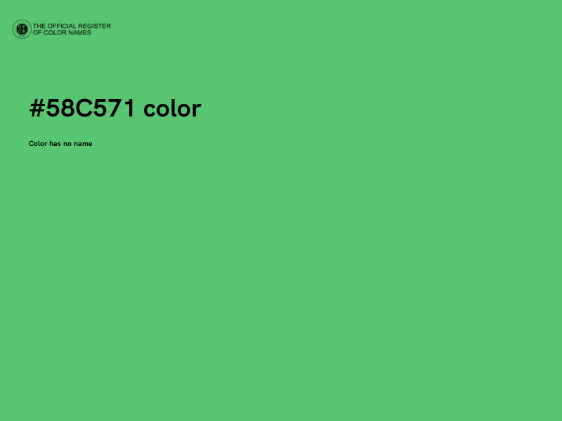#58C571 color image