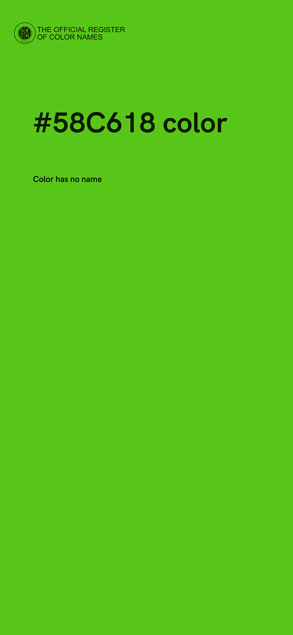 #58C618 color image