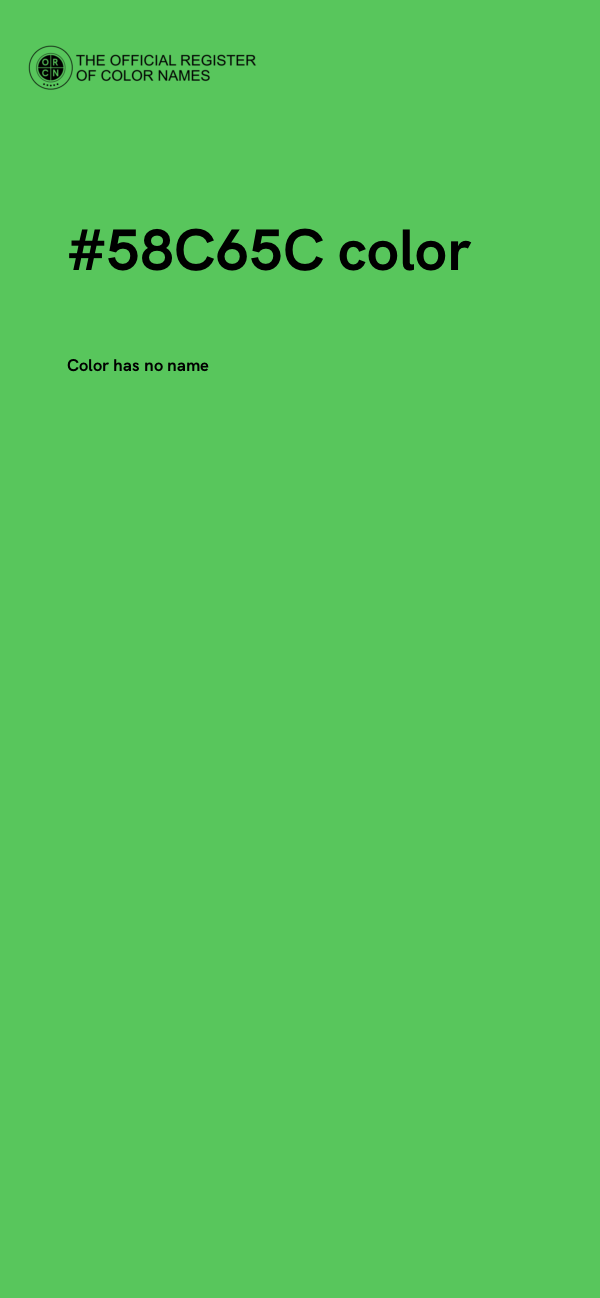 #58C65C color image