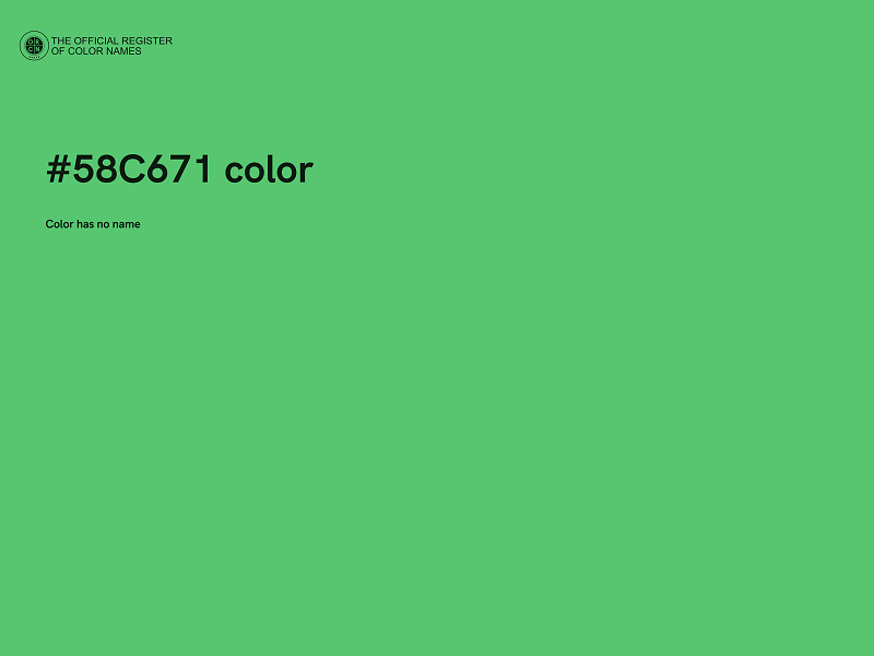 #58C671 color image