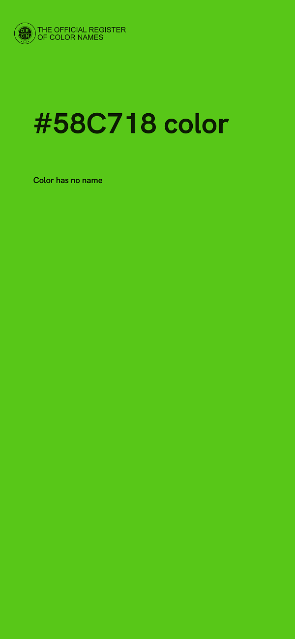 #58C718 color image