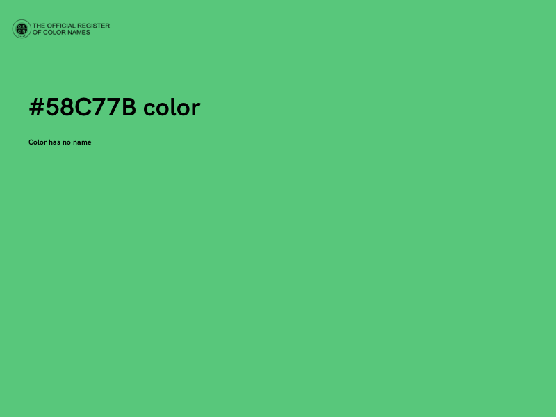 #58C77B color image