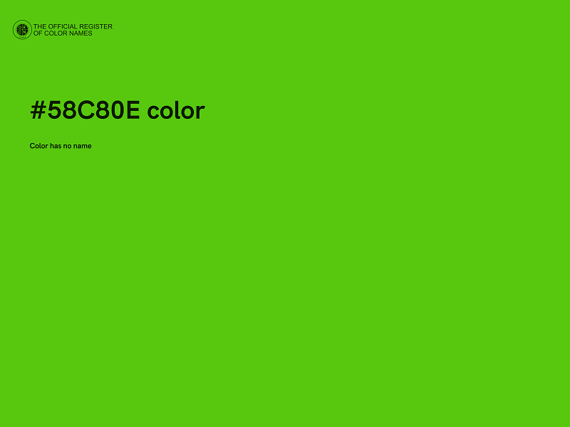 #58C80E color image