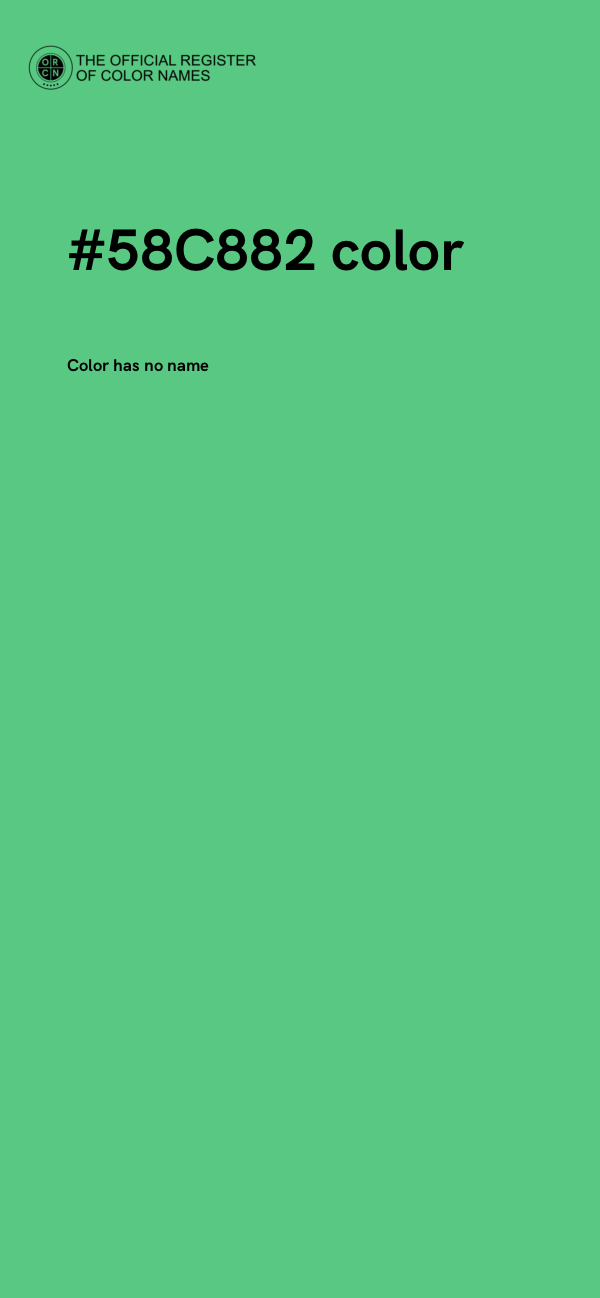 #58C882 color image