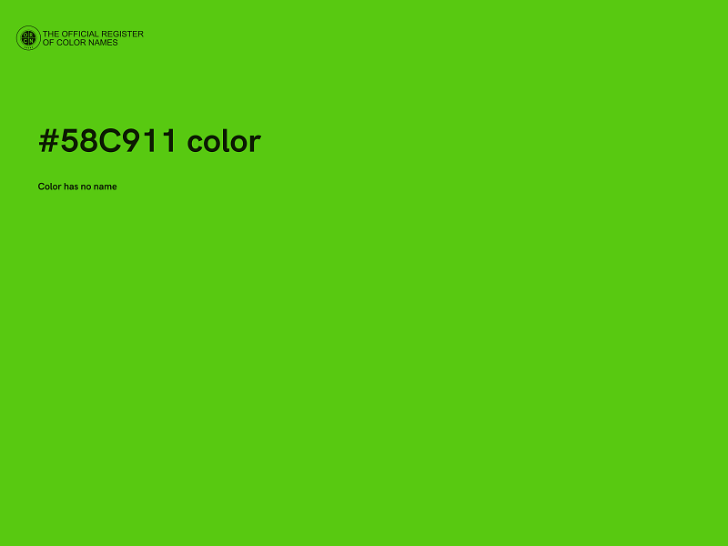 #58C911 color image