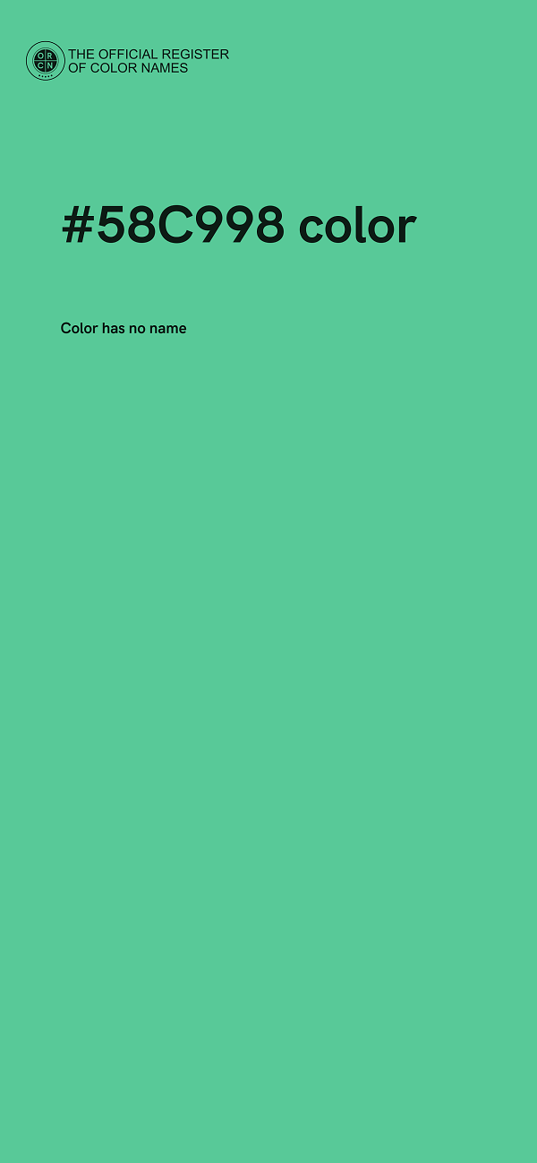 #58C998 color image