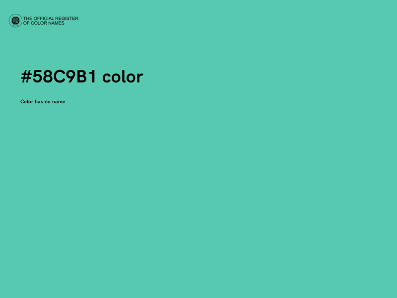 #58C9B1 color image