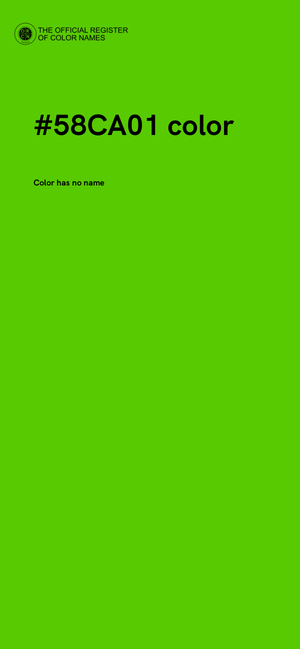 #58CA01 color image