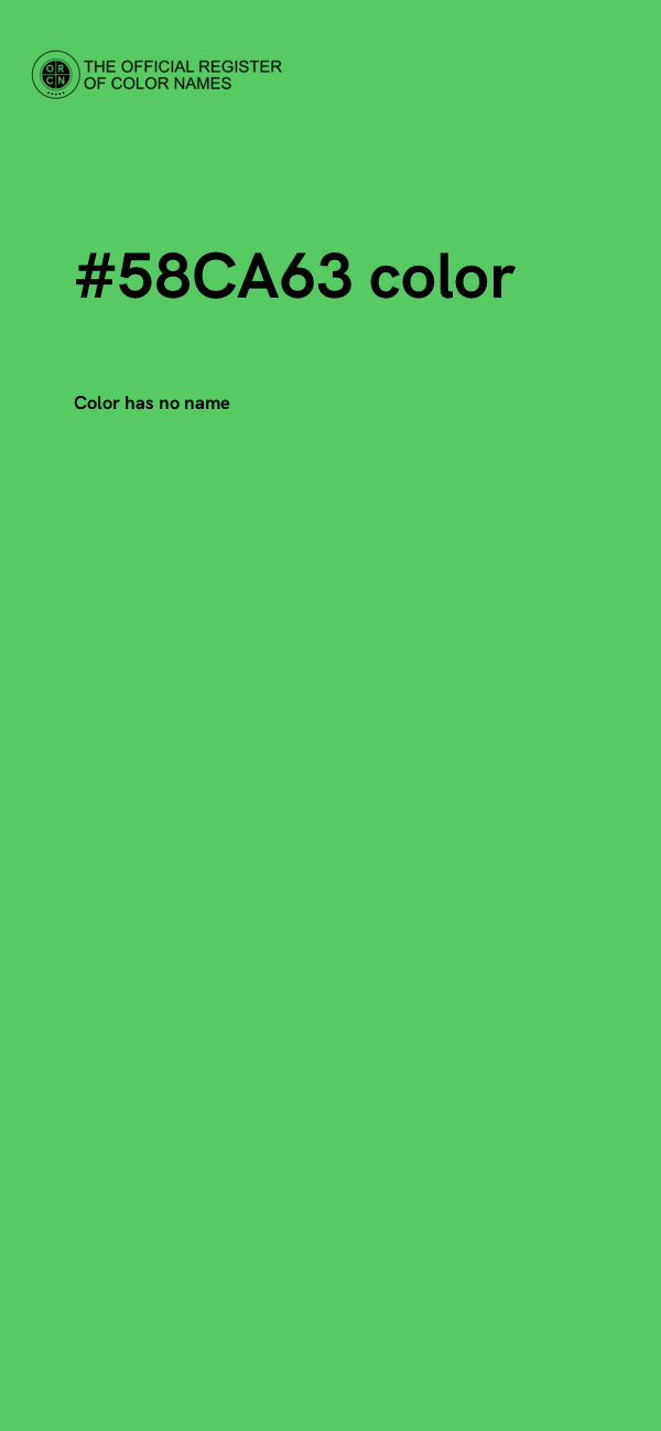 #58CA63 color image