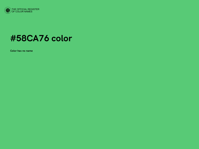 #58CA76 color image