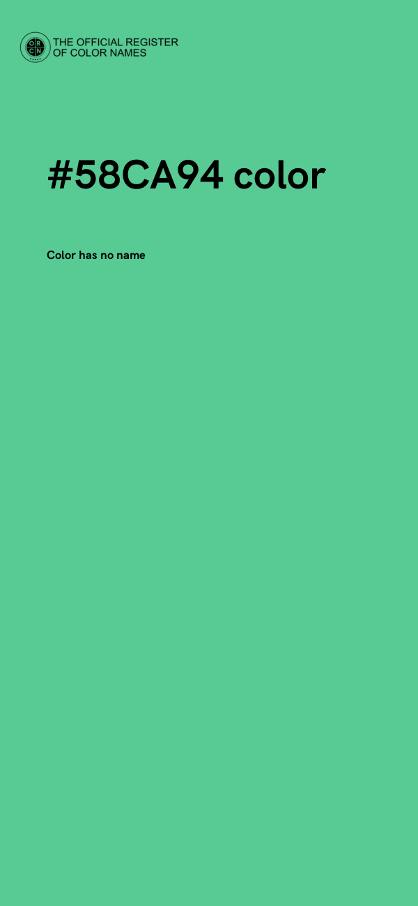 #58CA94 color image