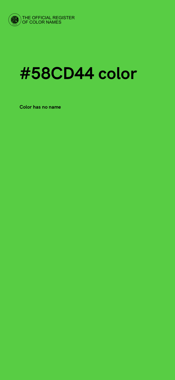 #58CD44 color image