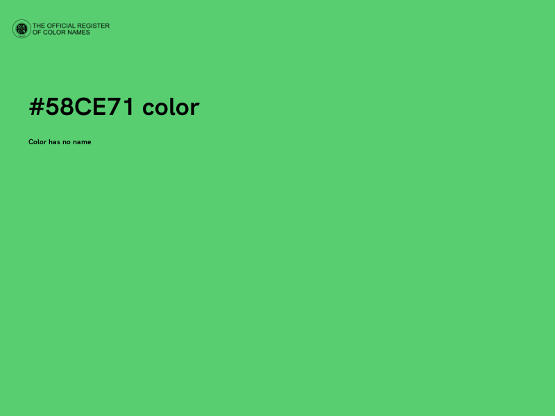 #58CE71 color image