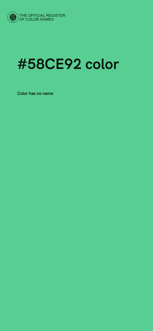 #58CE92 color image
