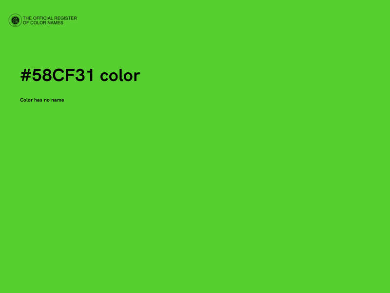 #58CF31 color image