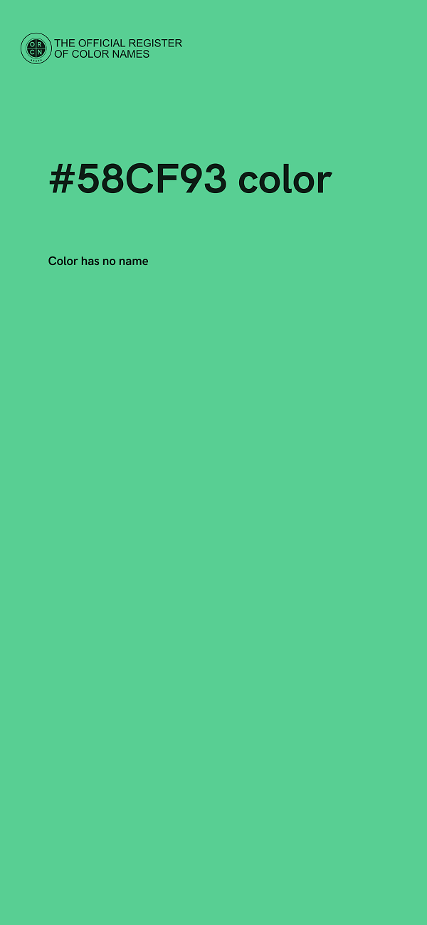 #58CF93 color image
