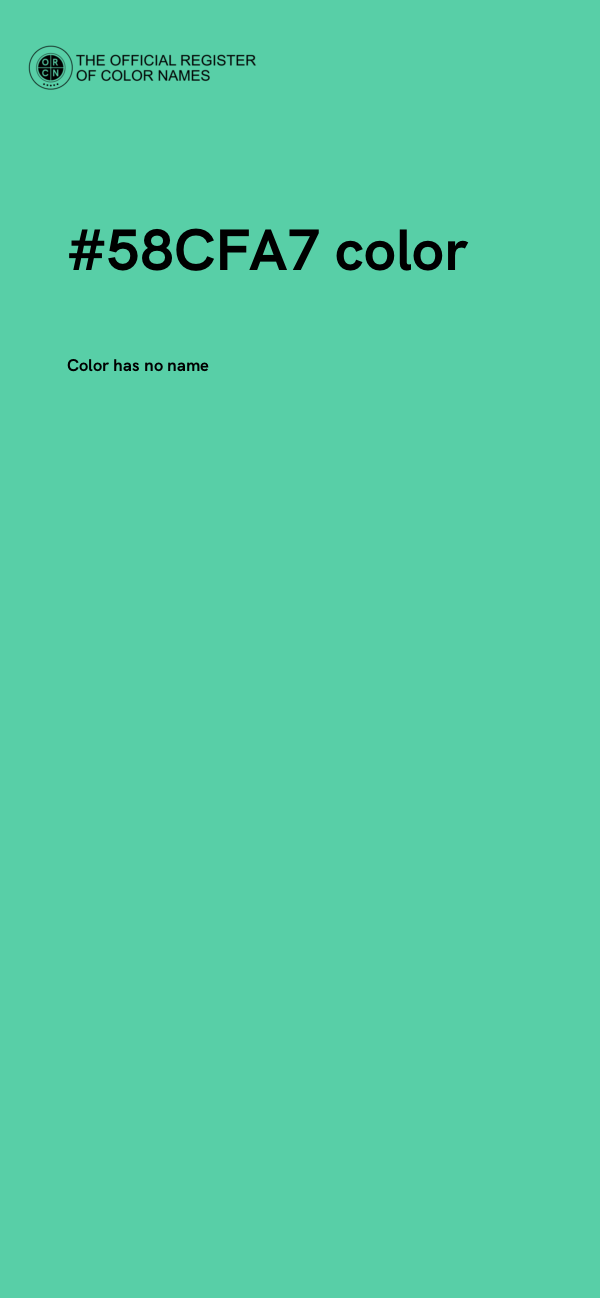 #58CFA7 color image