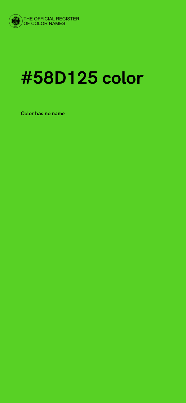 #58D125 color image