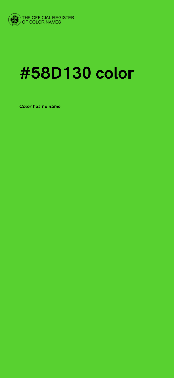 #58D130 color image