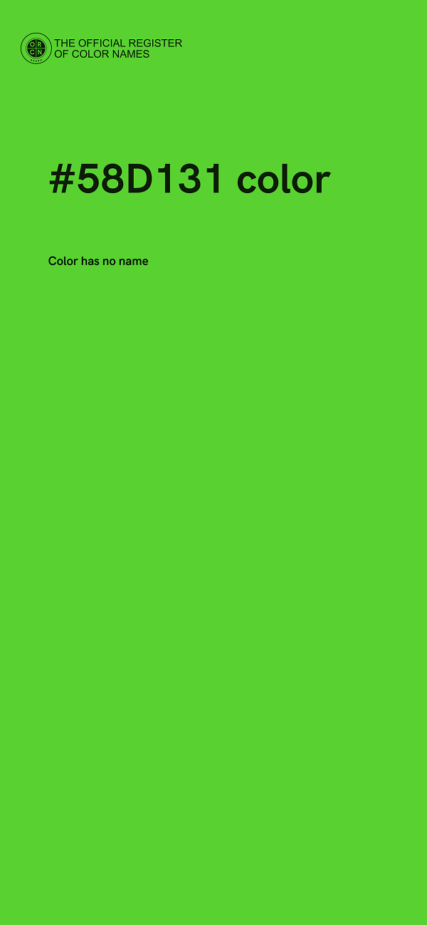 #58D131 color image