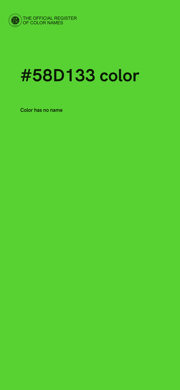 #58D133 color image