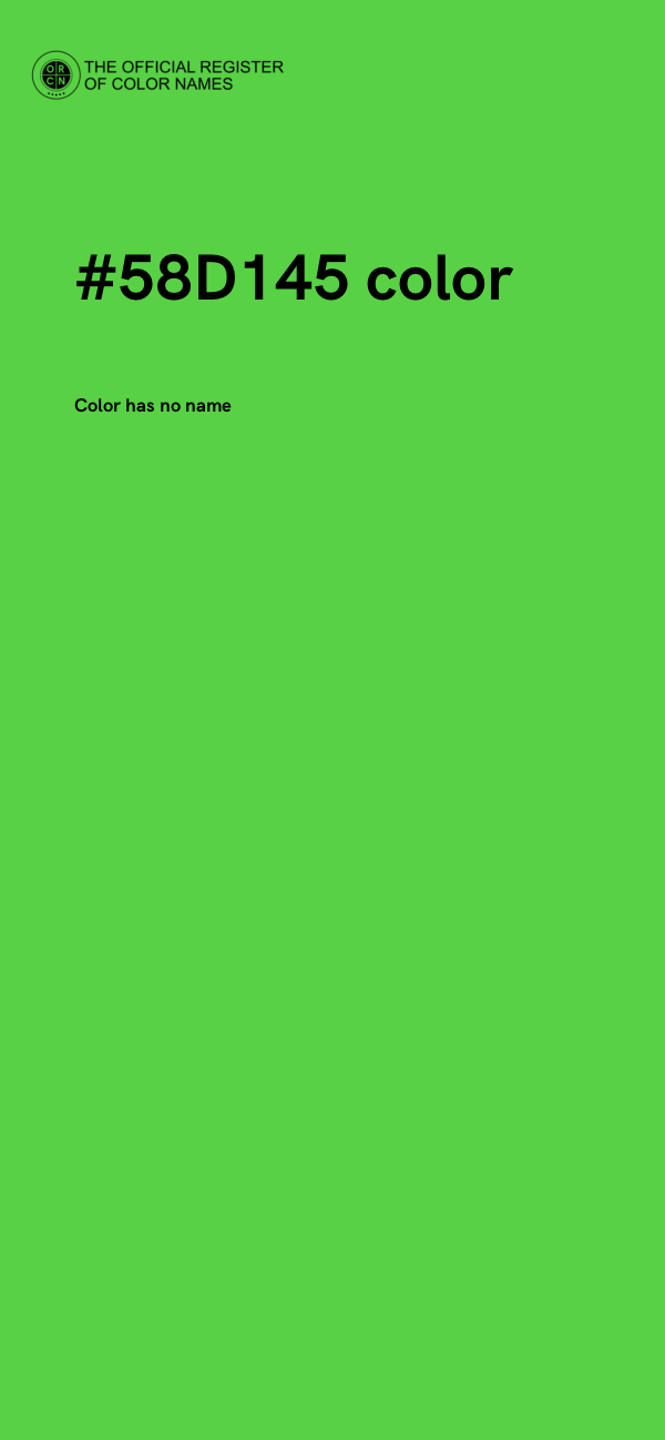 #58D145 color image
