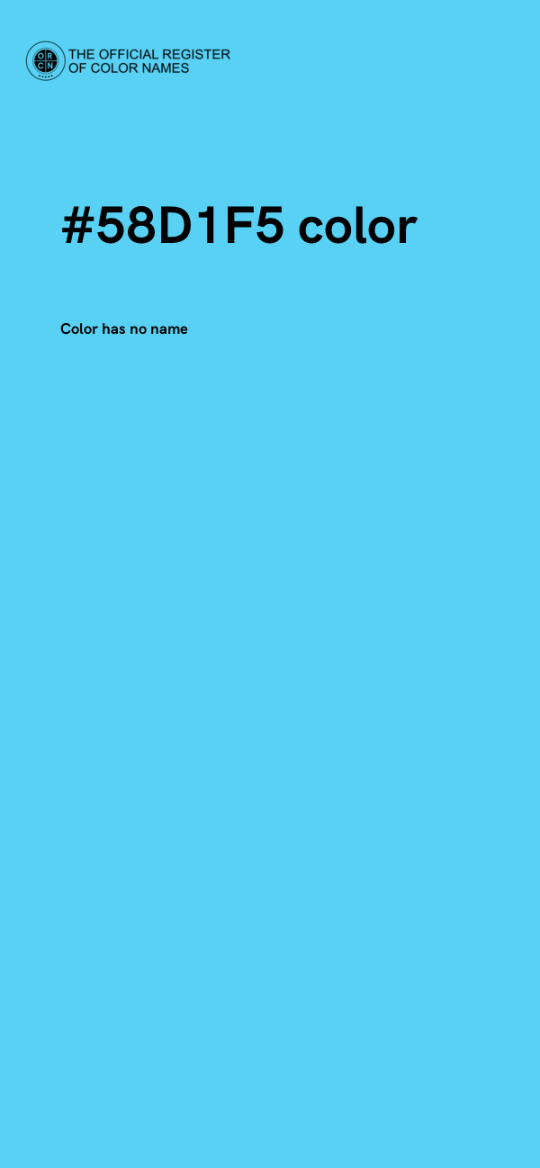 #58D1F5 color image