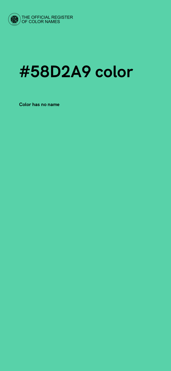 #58D2A9 color image