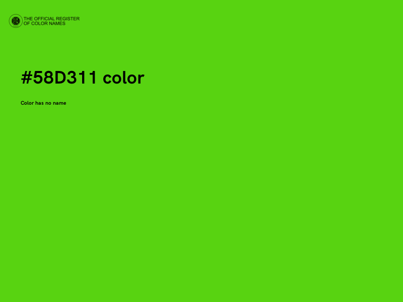 #58D311 color image