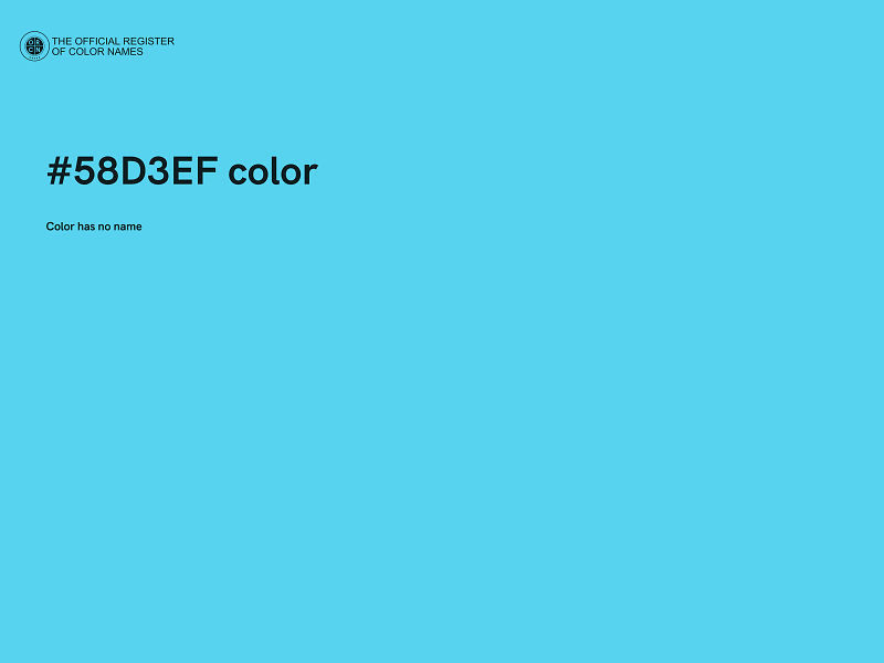 #58D3EF color image