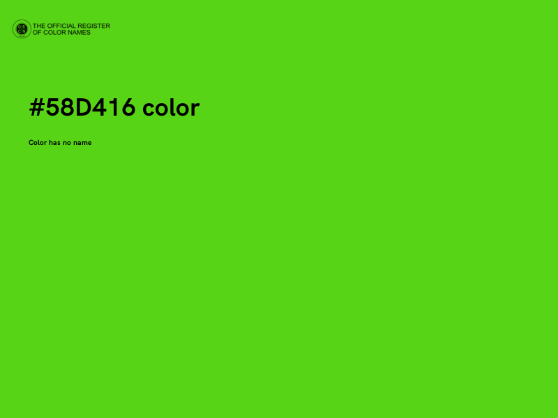 #58D416 color image