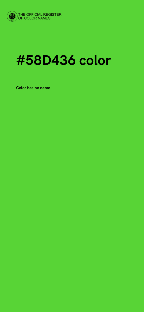 #58D436 color image