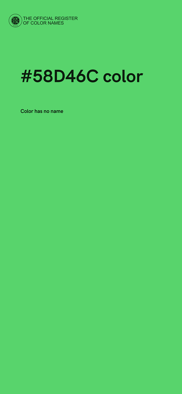 #58D46C color image